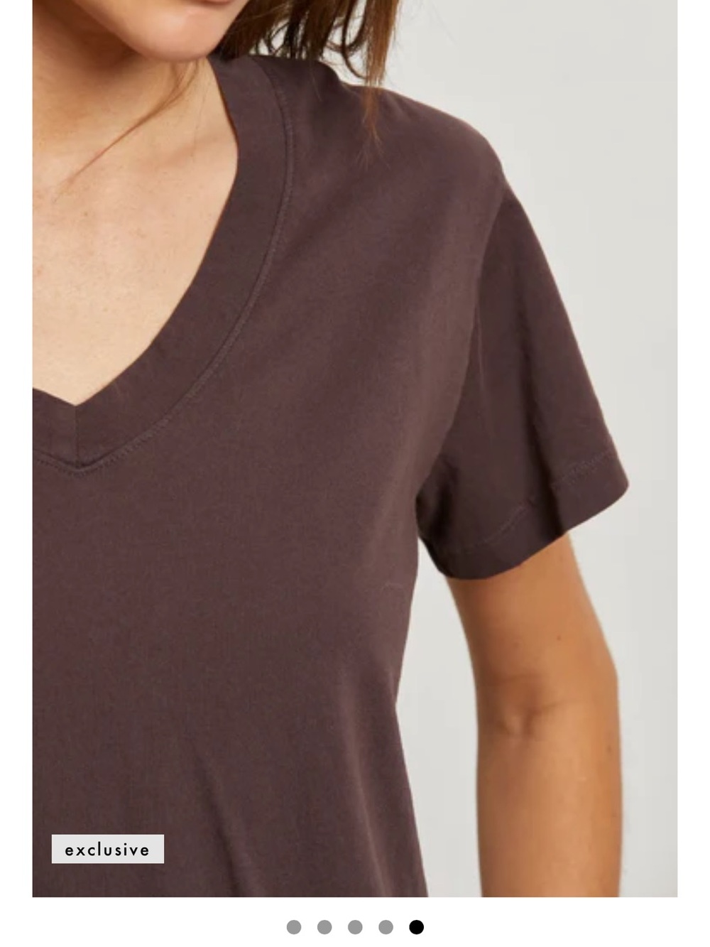 Bundle of two Classic V-Neck Womens Tees from A Perfect White Tee
